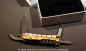 Preview: Schweizer Taschenmesser, Wenger EVO Postauto (Art. AF.1.010.009.908.P1) mit dekorativen Griffschalen (Postauto-Motiv)