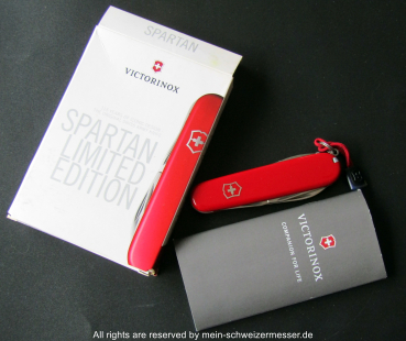 Schweizer Taschenmesser, Victorinox Spartan, Limited Edition 2012
