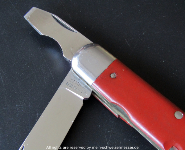 Original Swiss Army Knife Victorinox Elsener Model 1951 with year of issue 1956