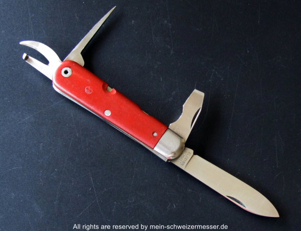 Original Swiss Army Knife Victorinox Elsener Model 1951 with year of issue 1956