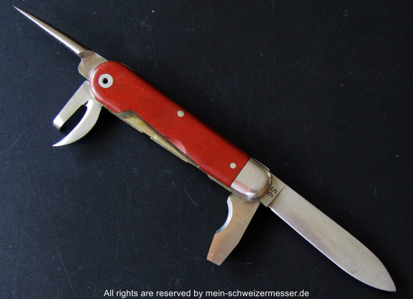 Original Swiss Army Knife WENGER Wengerinox (today: Victorinox), Model 51, 1956