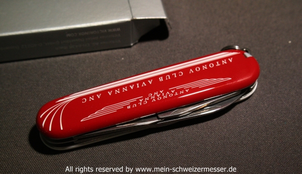 Swiss Army Knife, Victorinox Spartan, Swiss Aviation Club ANTONOV